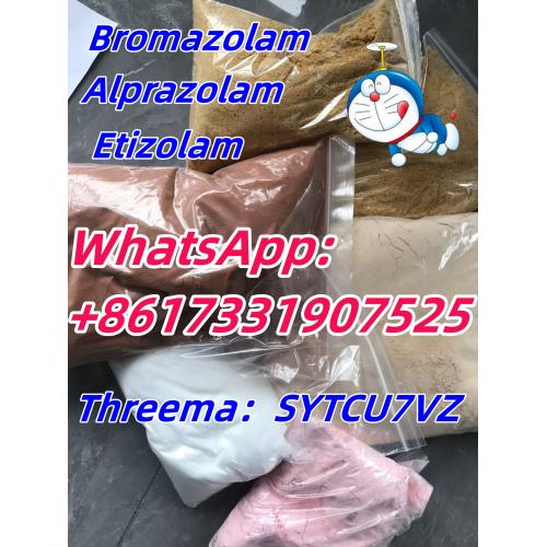 High quality  Alprazolam CAS 71368-80-4          Bromazolam CAS 40054- 69- 1        Etizolam  WhatsApp:+8617331907525