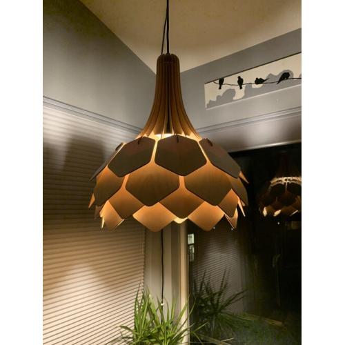 wooden chandelier