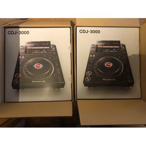Fast Shipping! IN STOCK Pioneer DJ CDJ-3000 2 Units Pair DJ Controller 100V