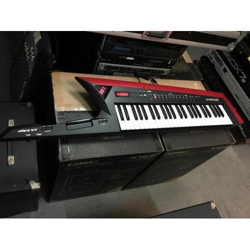 Roland AX-Edge Keytar with White keys keyboard Customized -Red/BLACK