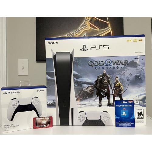 Brand New PlayStation 5 PS5 Digital Edition Console God of War Ragnarok