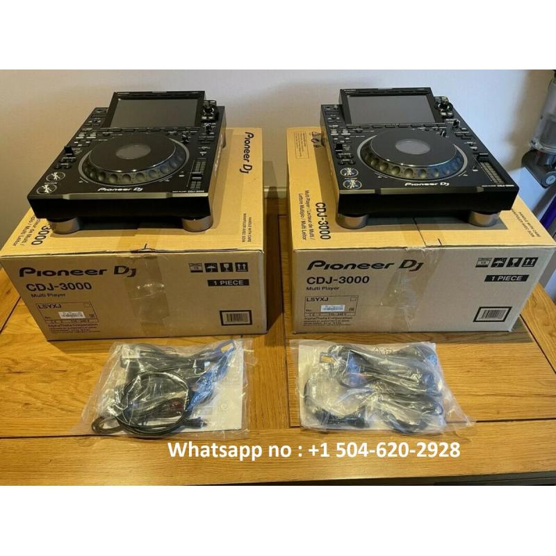 Pioneer CDJ-3000, Pioneer CDJ 2000NXS2 Whatsapp no : +1 504-620-2928